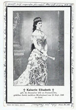 Empress Elisabeth of Austria, Old PC, Undivided Back, German Courier Post-1900 picture