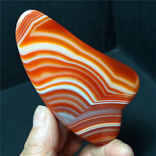 TOP 36.5G Natural Polished Silk Banded Lace Agate Crystal Madagascar  B418 picture