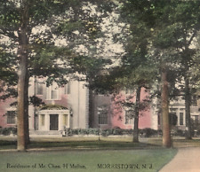 Residence Mr Chas H Mellon Morristown NJ G. M. Lamberts Hand-Colored Postcard A6 picture
