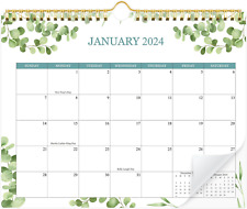 2024 Wall Calendar Aesthetic Greenery Monthly Calendar 2024 Jan-June 2025 Large  picture