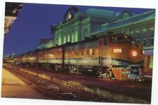 Denver & Rio Grande Western Railroad Train Engine Locomotive Ski Train Postcard picture