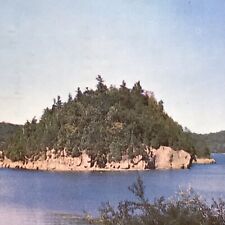 Marble Island Mallett’s Bay Vintage Postcard 1952 Vernont picture