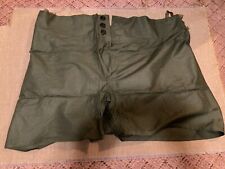 British Army WWII-Korean war button fly jungle green cotton boxer shorts NOS New picture