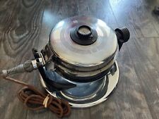 Vintage 1940s Manning Bowman Twin-O-Matic Waffle Iron Cat No. 6060 picture