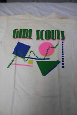 Late 80's/early 90's Girl Scout/Brownies Shirts. 4 Total. 2 W/GS Label picture