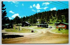 Colorado Estes Park Valhalla Cottages Vintage Postcard picture