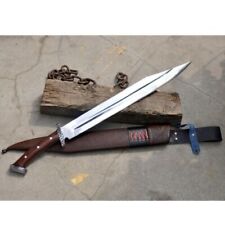 CARBON STEEL BLADE VIKING SEAX SWORD | HANDMADE QUALITY HUNTING SWORD | CAMPING picture