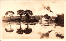 Milk Plant on Deer River Copenhagen New York NY 1930s RPPC Postcard Photo Park picture