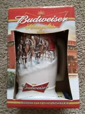 2006 Budweiser Holiday  Beer Stein Mug Sunset At The Stables New In Box  picture