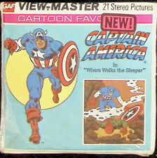 Captain America Marvel Comics 1977 3d View-Master 3 Reel Packet SEALED picture
