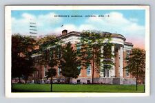 Jackson MS-Mississippi, Governor's Mansion, Antique, Vintage c1940 Postcard picture