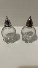 Imperial Clear Glass Candle Wick Salt & Pepper Shakers picture