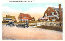c.1920 Cars Ocean House Cottages Watch Hill RI post card picture