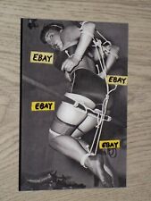 4X6 Vintage Artistic Bondage Photo Bettie Page Tied & Gagged High Bar Lingerie picture