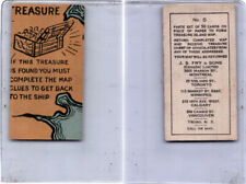 V41 J.S. Fry Chocolate, Treasure Island Map, 1926 Pirate Map, #5 picture