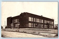 Waubun Minnesota MN Postcard RPPC Photo High School Building Campus 1923 Vintage picture