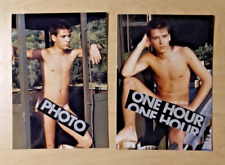 Set 2 Retro Circa  1980s  Nude Male Color Snapshot Mature Photo Art Gay Int picture