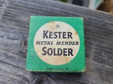 Vintage Kester Metal Mender Solder, Acid Core Made in USA picture