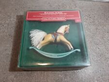 Hallmark 1986 Rocking Horse Ornament 6th In Series picture