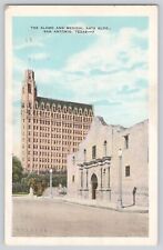 Postcard Texas San Antonio Alamo & Medical Arts Building Great Depression Note picture