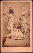 Minnie Denio Antique Cabinet Photo - Child Funeral Display picture