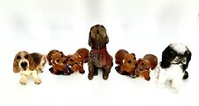 Lot Of 5 Resin Dog Figurines picture