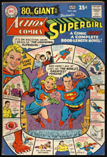 ACTION COMICS #360 1968 VF 8.0 SUPERGIRL GAME BOARD Design Cover 80 PAGE GIANT picture
