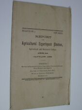 Auburn, AL Agricultural Experiment Station Bulletin No. 2  January, 1889 picture