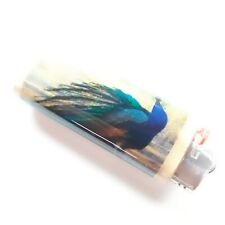 Peacock Lighter Case Holder Sleeve Cover Fits Bic Lighters picture