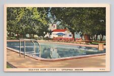Littlefield Arizona Beaver Dam Lodge Vintage Postcard BE picture