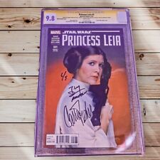 3x Signed STAR WARS: PRINCESS LEIA #1 CGC SS 9.8 CARRIE FISHER 1977 Photo 6 of 9 picture