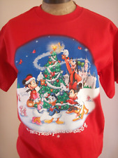 Vintage 2003 Disney Womans S Red Christmas T Shirt 