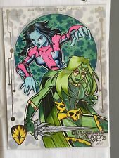 Guardians Of The Galaxy Vol 2 Gamora Sketch Card 5” x 7” Oversized Free Isabello picture