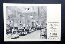 EASTER AT DEPARTMENT STORE vintage 1940's one cent postcard  ~unposted  picture
