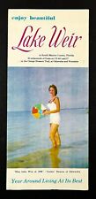 1959 Lake Weir Florida Community Promo Vacation Vintage Travel Brochure picture