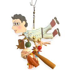 Silvestri Karen Rossi Fanciful Flights Baseball Player Christmas Tree Ornament picture