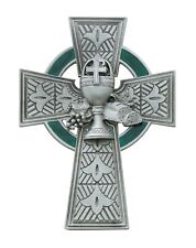 N.G. Pewter First Holy Communion Wall Hanging Celtic Cross Decoration, 4.75 Inch picture