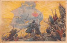 Artwork Postcard Sailing Ship Charitas Red Heart Helping People~127409 picture