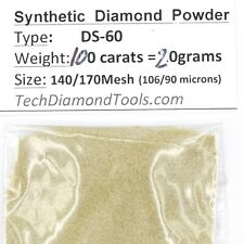 Diamond Powder Grinding 140/170 Mesh ( 140 Grit ), Weight = 100 Carats = 20 Gram picture