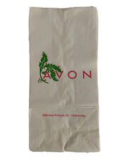 AVON 1999 White Christmas Product 25 Bags Holds Up To 10Ibs Holly Decoration NOS picture
