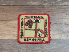 BSA Boy Scouts Patch Pioneering Heritage 1966 Fall Camporee picture