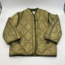 Vintage 1975 Men's US Military Vietnam War M65 Quilted Green Liner Only Small picture