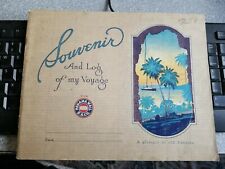 Panama Mail SS co. 1920s Cruise Souvenir & Log of My Voyage to Central America picture