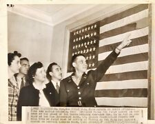 WWII First US Flag Ashore in North Africa Associated Press AP Photo 1943 8x10