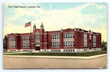 Postcard New High School Latrobe Pennsylvania c.1915 picture