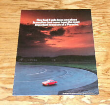 Original 1987 Porsche 944 Sales Brochure 87 944S Turbo picture
