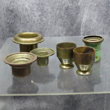 LOT #903 (6) Assorted Brass Cups picture