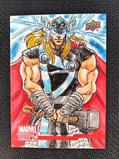 2023 Marvel Annual 1/1 Thor Sketch Card Artist: Jean Sinclair picture