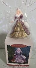 1996 Hallmark Keepsake Ornament Holiday BARBIE Collector's Series Christmas picture