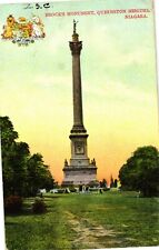 Brock's Monument Queenston Heights Ontario Canada Divided Postcard 1907 picture